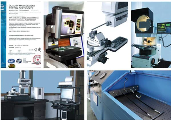 Inspection equipment of hydraulic adapter fittings