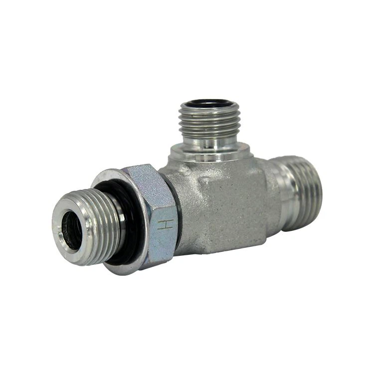 Run tee ORFS to ORB fittings