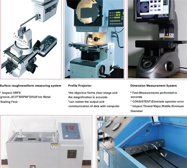 Test equipment of hydraulic fittings