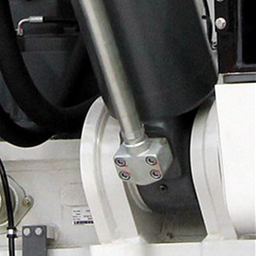 SAE 4 bolt flange block assembly