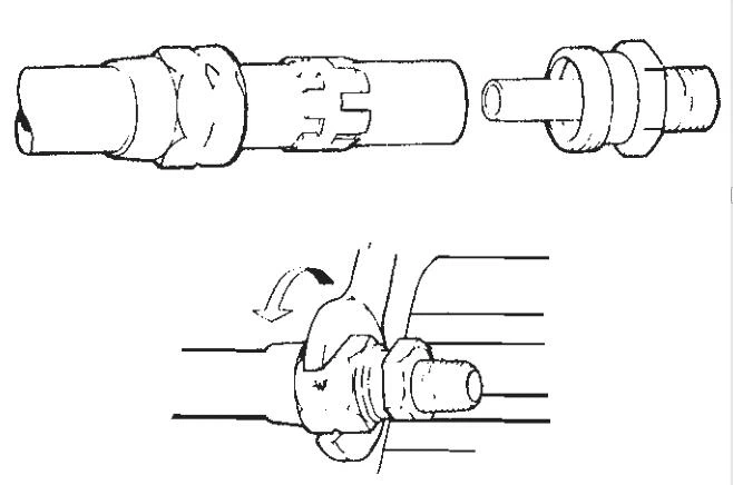 Type Reusable Air hose fittings