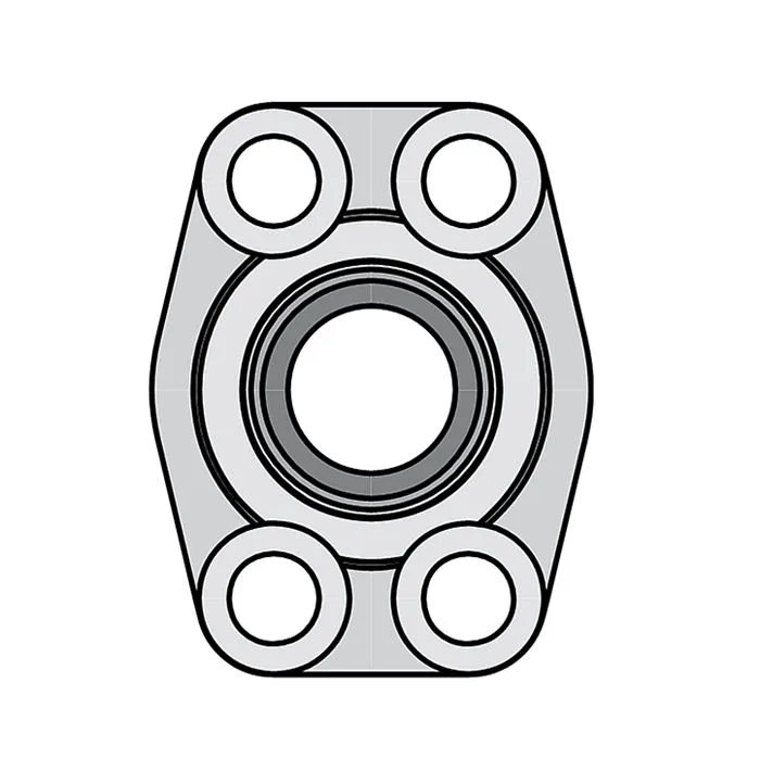 SAE 4 Blot Flange Female Flanges BSP