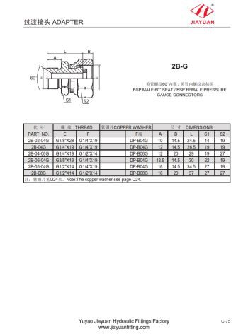 Male BSP Cone Swivel Gauge Connector
