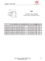Male Metric ORR BSP Female Fitting