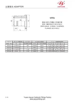 SAE 6000 Flange ORFS Adapter