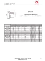 SAE Flange 3000 Adaptor Socket Weld