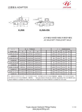 Tee NPT 2 Female JIC Male Connector